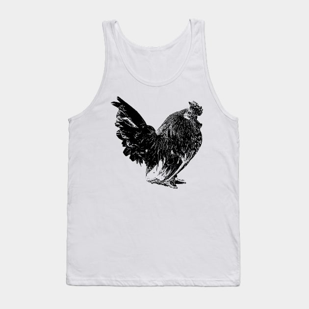 chicken, animal, poultry, farm, agriculture, feathers, plumage, livestock, farm animal, nature Tank Top by nim